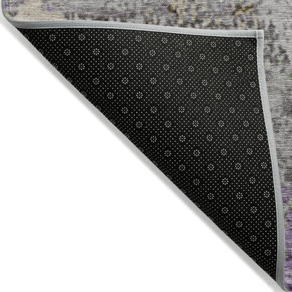 Machine Washable Indoor/Outdoor Chantille Lavender 5' x 7'6" Rug