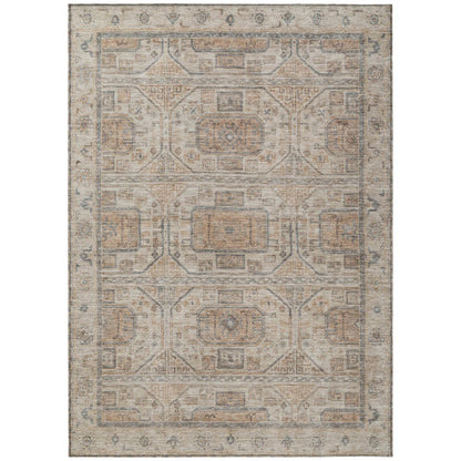 Machine Washable Indoor/Outdoor Chantille Beige 9' x 12' Rug