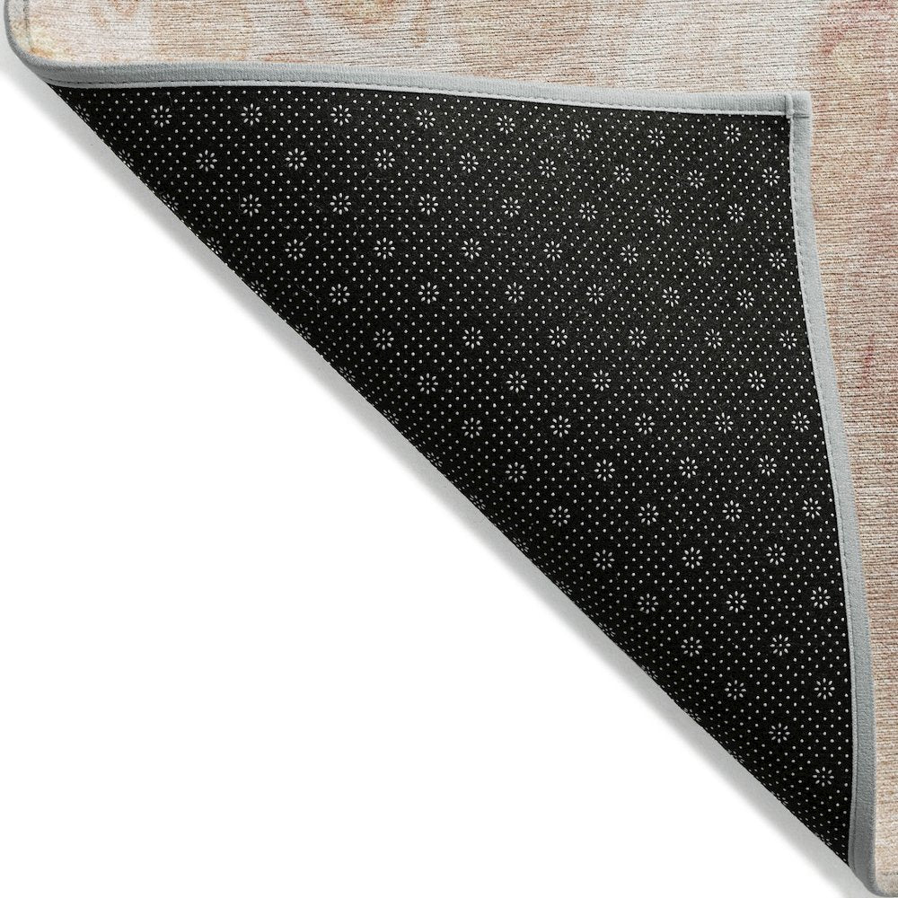 Machine Washable Indoor/Outdoor Chantille Salmon 5' x 7'6" Rug