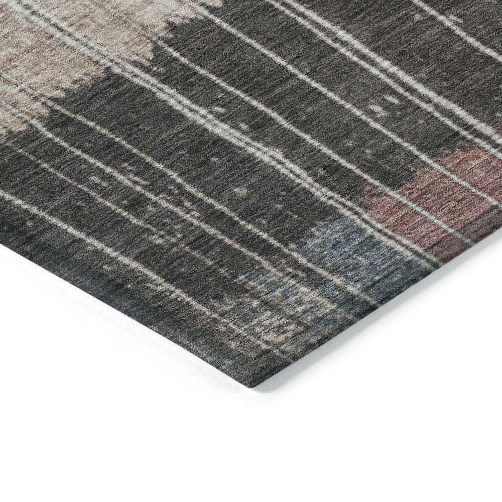 Machine Washable Indoor/Outdoor Chantille Mauve 5' x 7'6" Rug