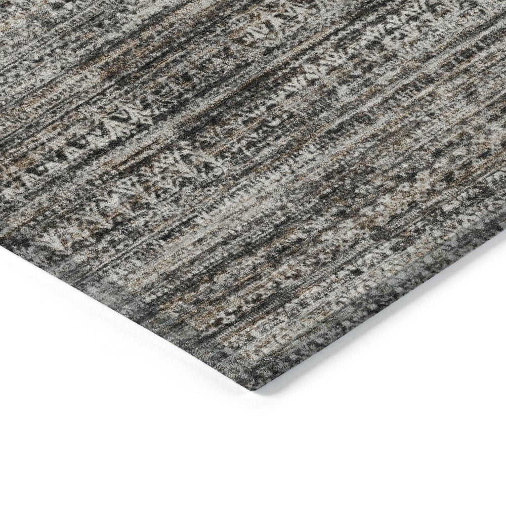 Machine Washable Indoor/Outdoor Chantille Taupe 5' x 7'6" Rug