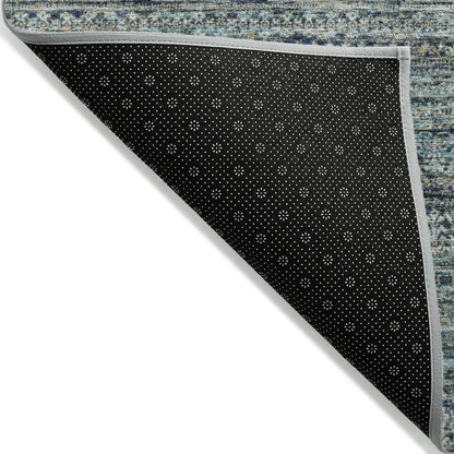Machine Washable Indoor/Outdoor Chantille Teal 5' x 7'6" Rug
