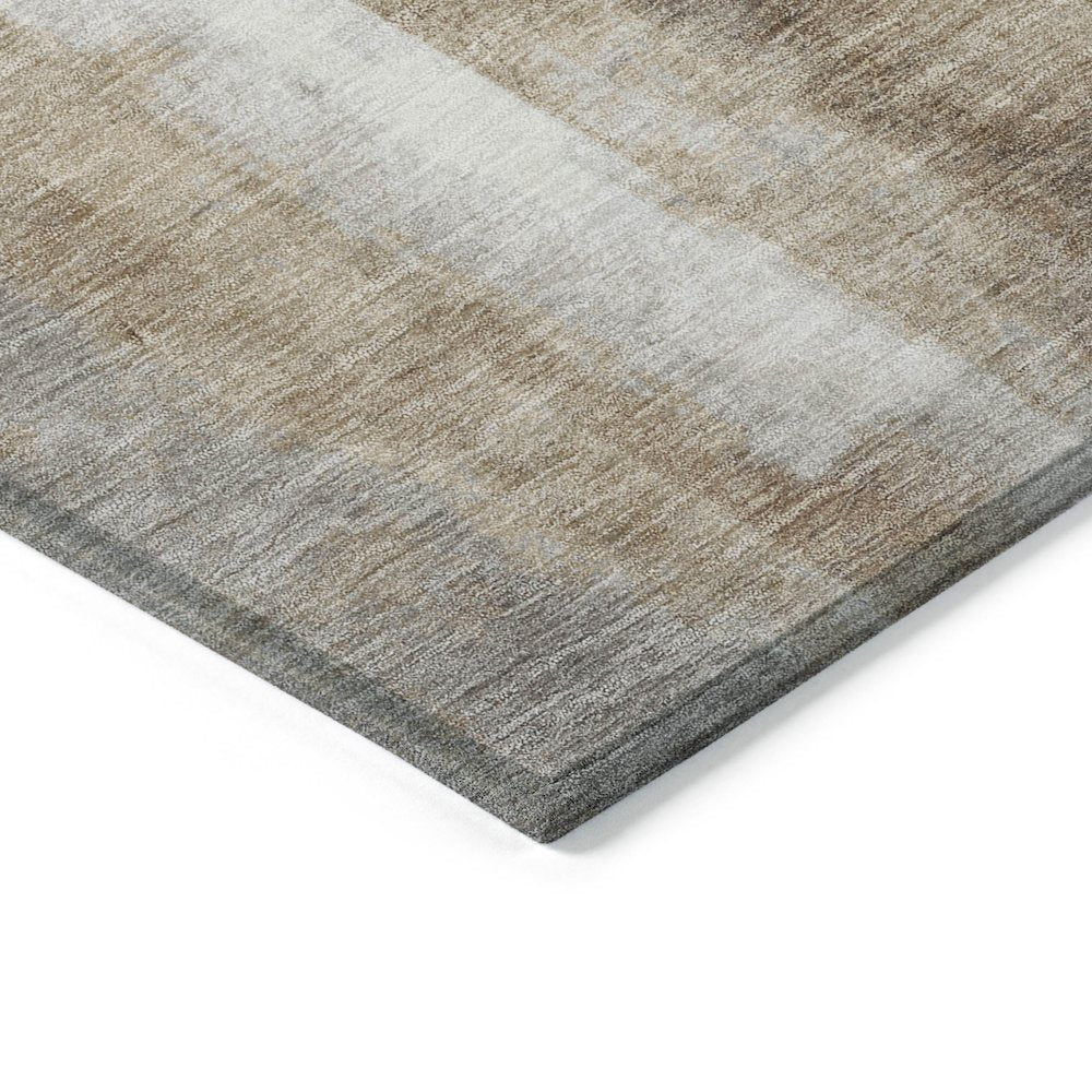 Machine Washable Indoor/Outdoor Chantille Beige 5' x 7'6" Rug