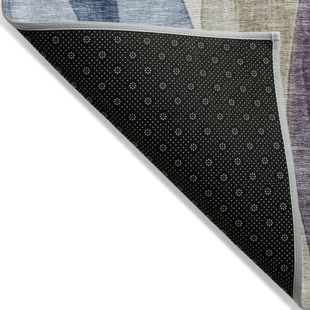 Machine Washable Indoor/Outdoor Chantille Denim 5' x 7'6" Rug