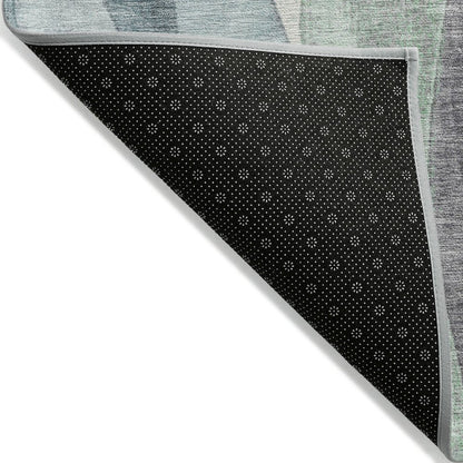 Machine Washable Indoor/Outdoor Chantille Teal 5' x 7'6" Rug