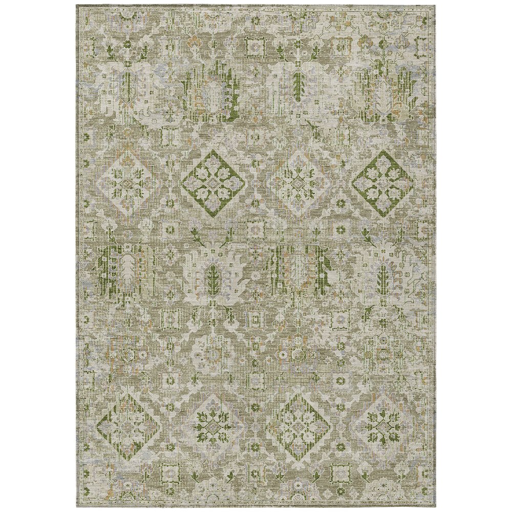 Machine Washable Indoor/Outdoor Chantille Fern 9' x 12' Rug