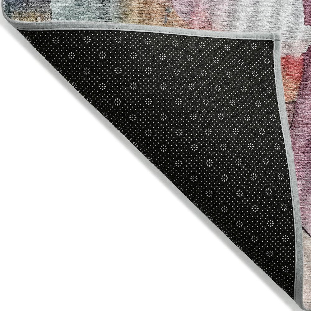 Machine Washable Indoor/Outdoor Chantille ACN2019 Blush 5' x 7'6" Rug