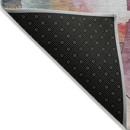 Machine Washable Indoor/Outdoor Chantille ACN2019 Blush 5' x 7'6" Rug