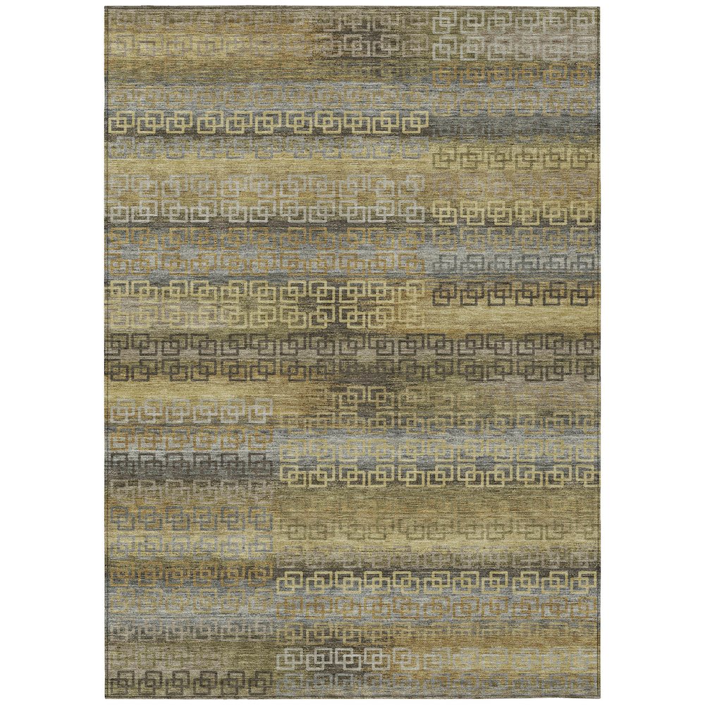 Machine Washable Indoor/Outdoor Chantille ACN2029 Wheat 9' x 12' Rug
