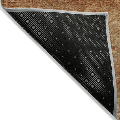 Machine Washable Indoor/Outdoor Chantille ACN2060 Copper 5' x 7'6" Rug