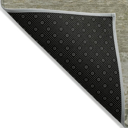 Machine Washable Indoor/Outdoor Chantille ACN2071 Beige 5' x 7'6" Rug