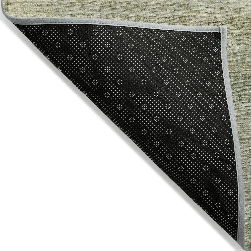 Machine Washable Indoor/Outdoor Chantille ACN2089 Aloe 5' x 7'6" Rug