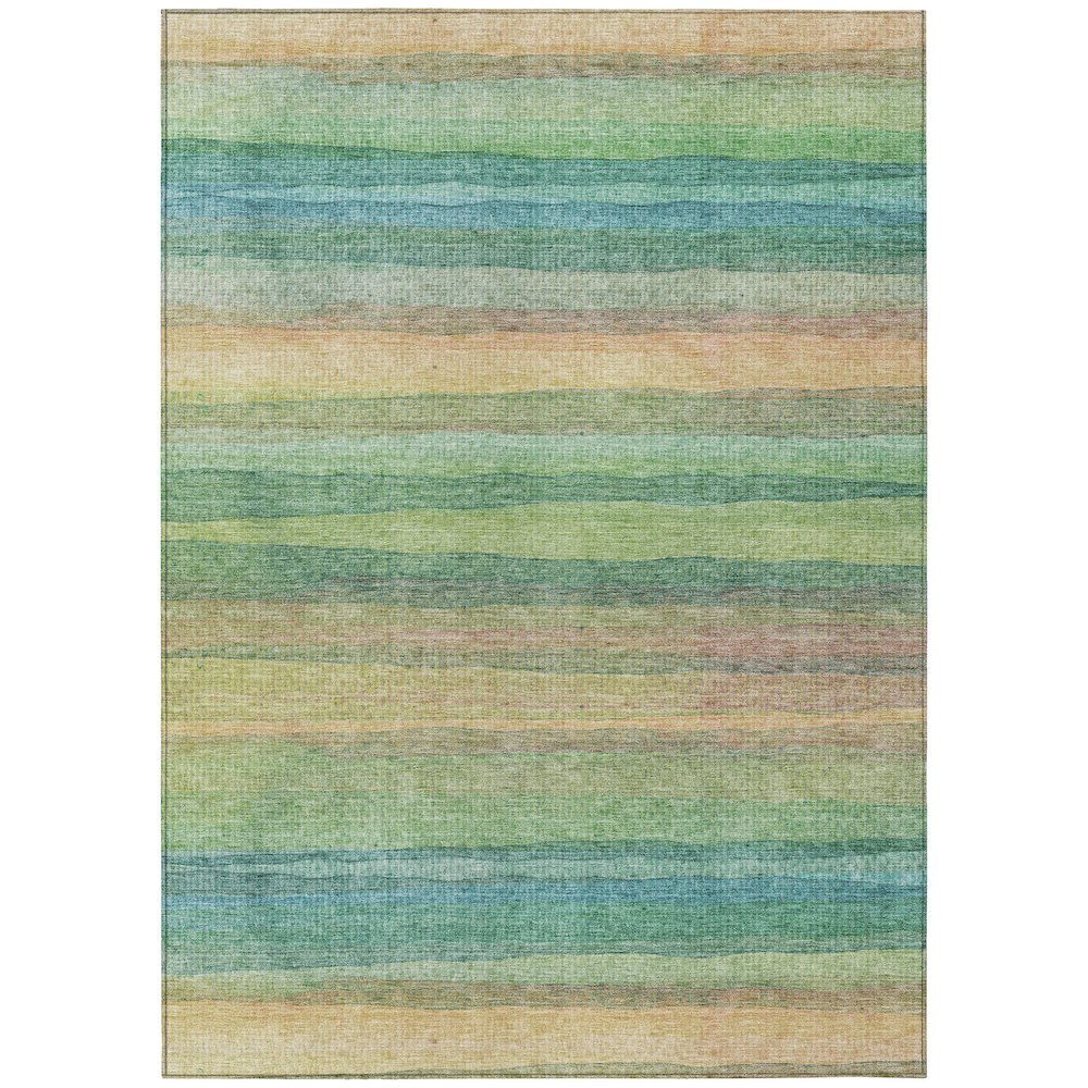 Machine Washable Indoor/Outdoor Chantille ACN2093 Aloe 9' x 12' Rug