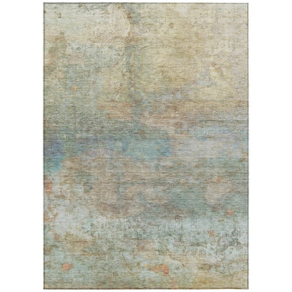 Machine Washable Indoor/Outdoor Chantille ACN2100 Wheat 9' x 12' Rug