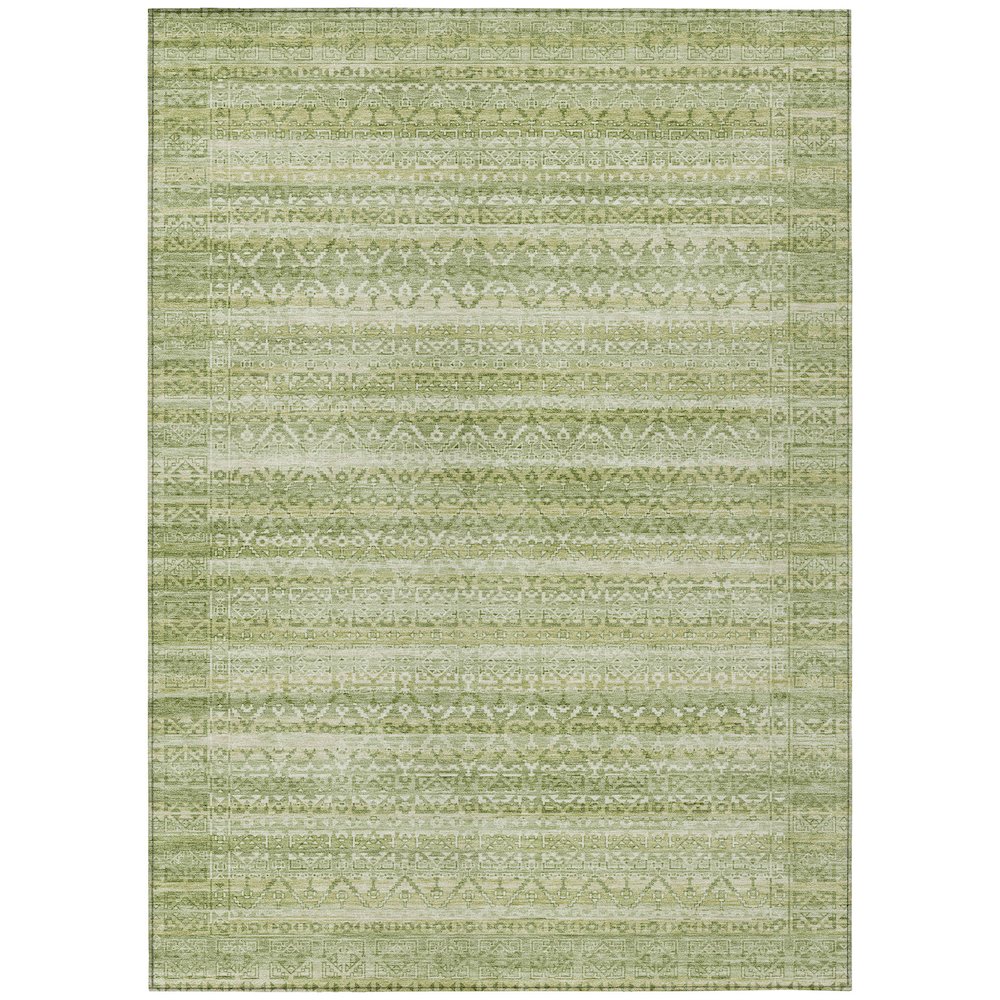 Machine Washable Indoor/Outdoor Chantille ACN2101 Sage 9' x 12' Rug