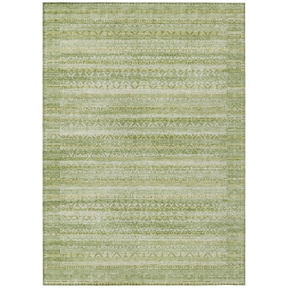 Machine Washable Indoor/Outdoor Chantille ACN2101 Sage 9' x 12' Rug
