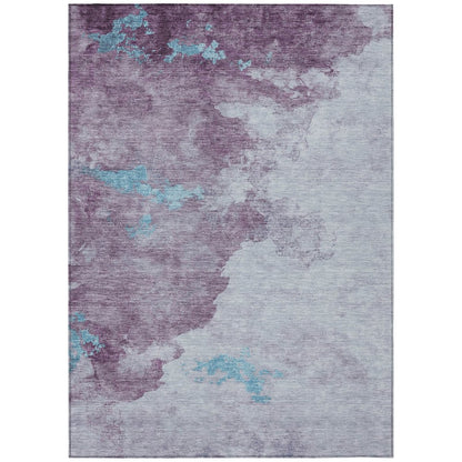 Machine Washable Indoor/Outdoor Chantille ACN2108 Lavender 9' x 12' Rug