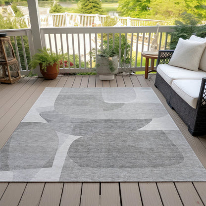 Machine Washable Indoor/Outdoor Chantille ACN2121 Linen 9' x 12' Rug