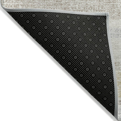 Machine Washable Indoor/Outdoor Chantille ACN2122 Ivory 5' x 7'6" Rug