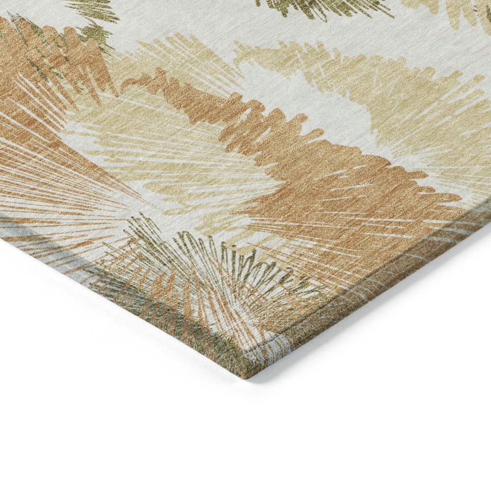 Machine Washable Indoor/Outdoor Chantille ACN2132 Coral 5' x 7'6" Rug