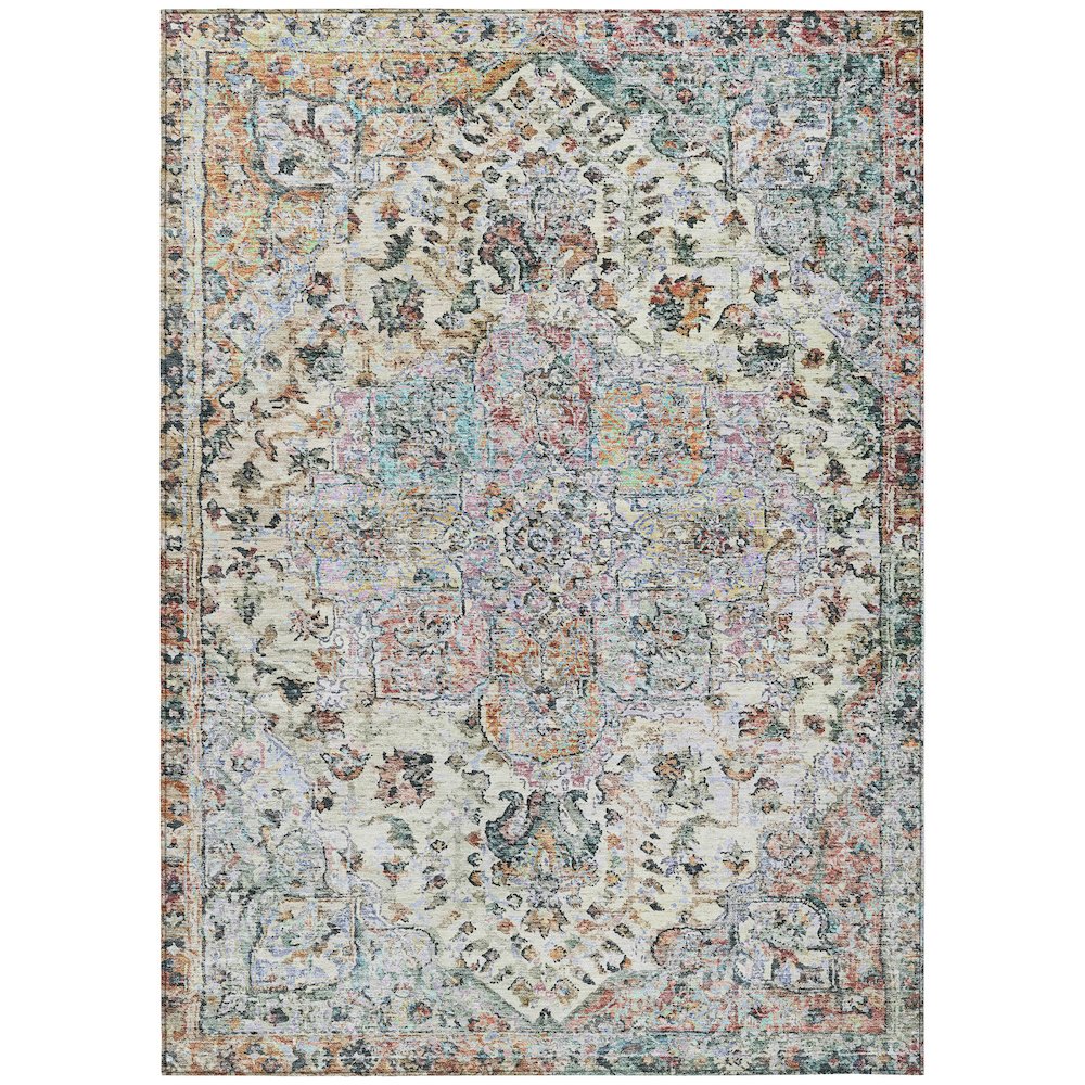 Machine Washable Indoor/Outdoor Chantille ACN2138 Sage 9' x 12' Rug