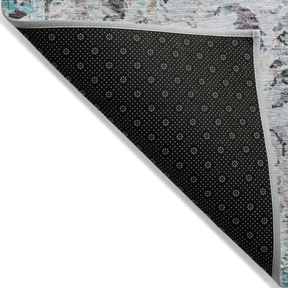 Machine Washable Indoor/Outdoor Chantille ACN2138 Sky 5' x 7'6" Rug