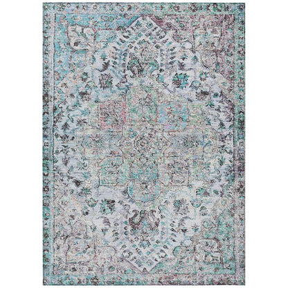 Machine Washable Indoor/Outdoor Chantille ACN2138 Sky 9' x 12' Rug