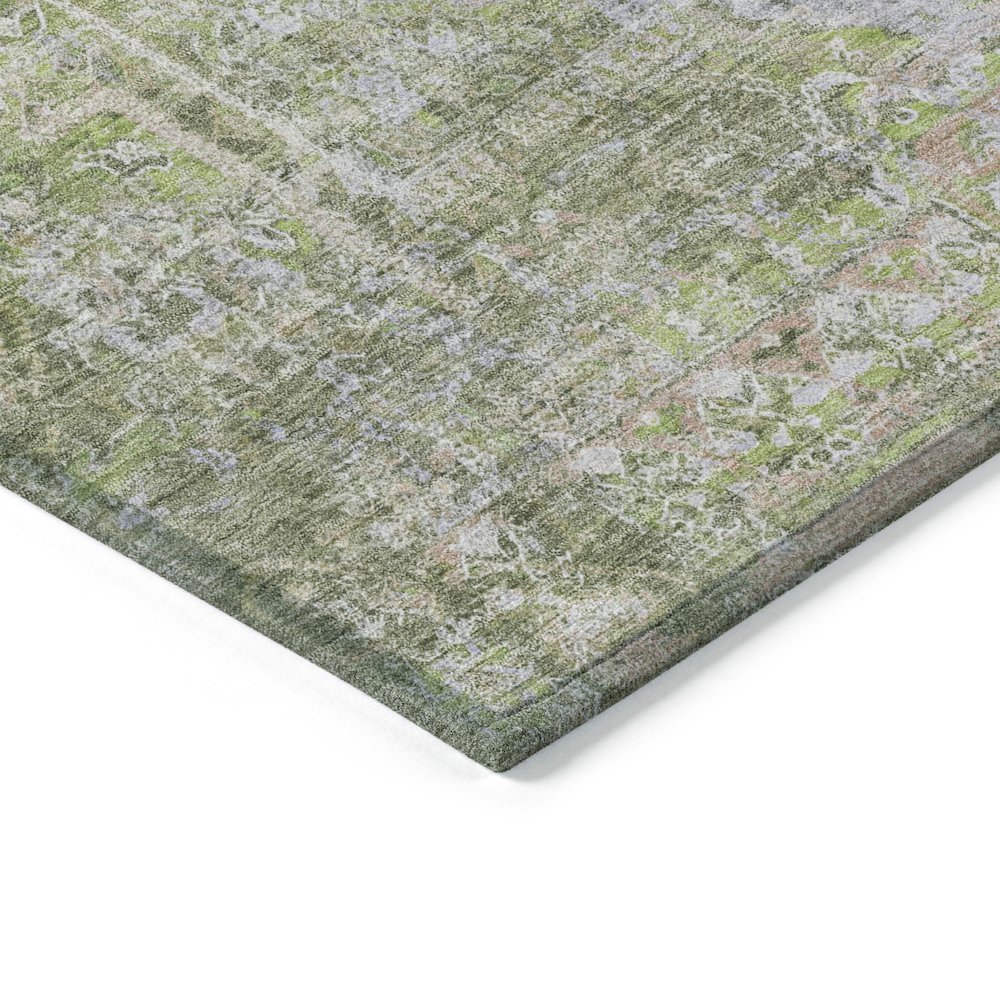 Machine Washable Indoor/Outdoor Chantille ACN2140 Aloe 5' x 7'6" Rug