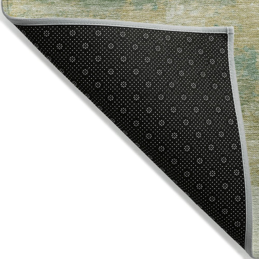 Machine Washable Indoor/Outdoor Chantille ACN2144 Aloe 5' x 7'6" Rug