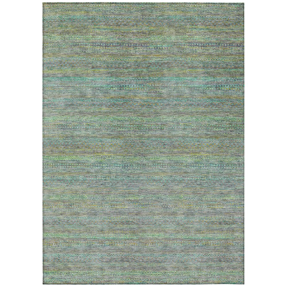 Machine Washable Indoor/Outdoor Chantille ACN2148 Pewter 9' x 12' Rug