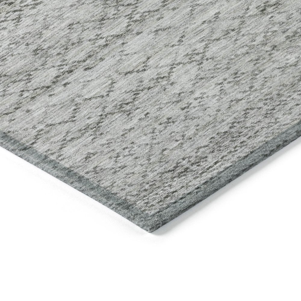 Machine Washable Indoor/Outdoor Chantille ACN2150 Gray 5' x 7'6" Rug