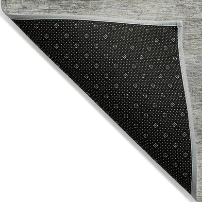 Machine Washable Indoor/Outdoor Chantille ACN2154 Granite 5' x 7'6" Rug