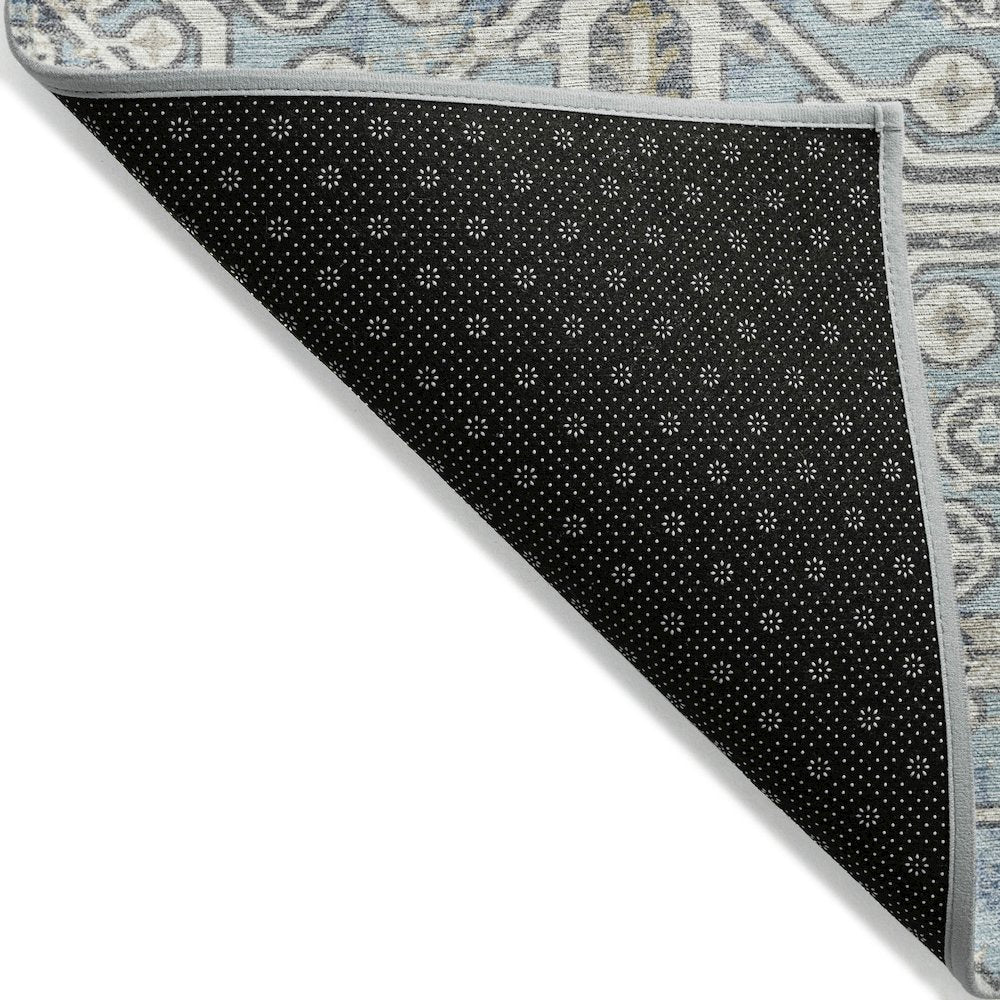 Machine Washable Indoor/Outdoor Chantille ACN2197 Sky 5' x 7'6" Rug