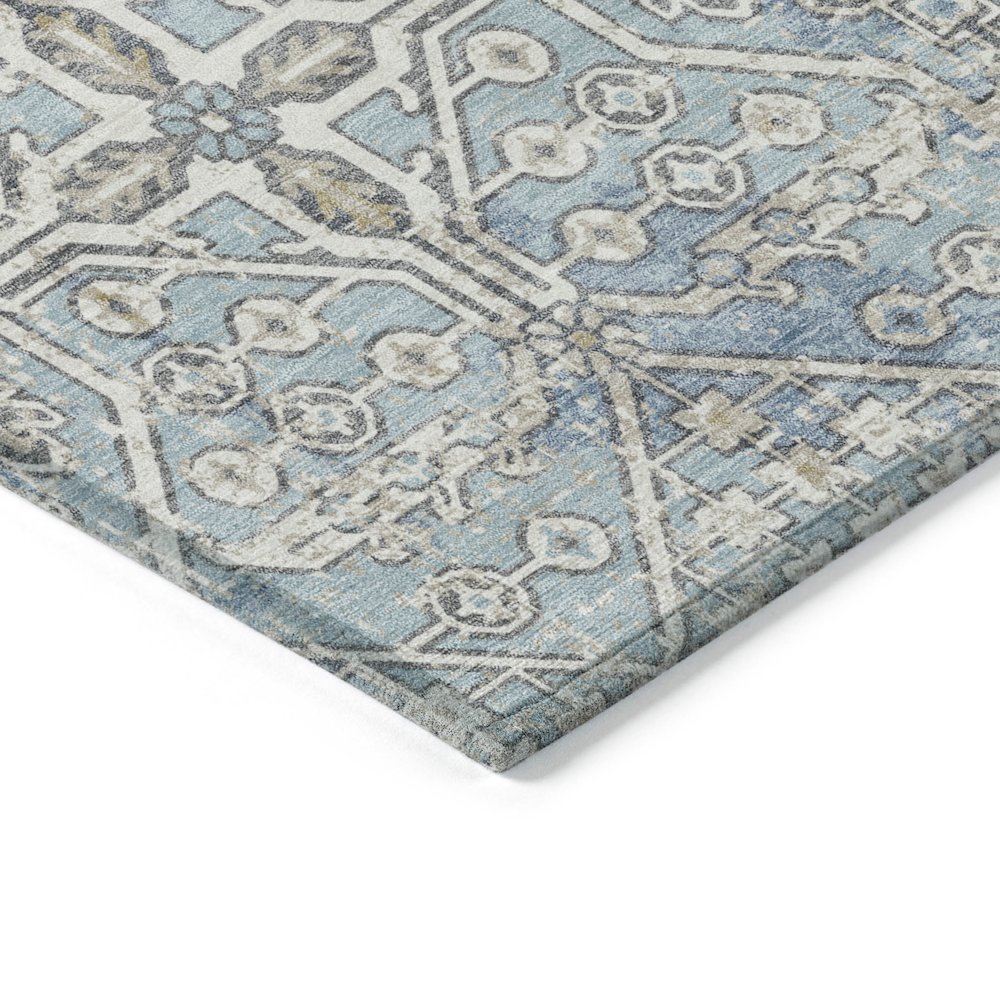 Machine Washable Indoor/Outdoor Chantille ACN2197 Sky 5' x 7'6" Rug