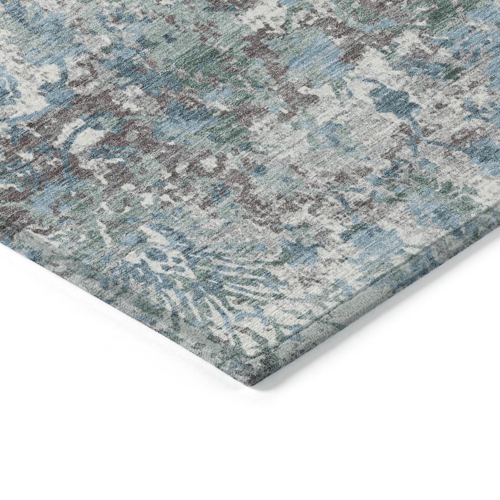 Machine Washable Indoor/Outdoor Chantille ACN2211 Denim 5' x 7'6" Rug