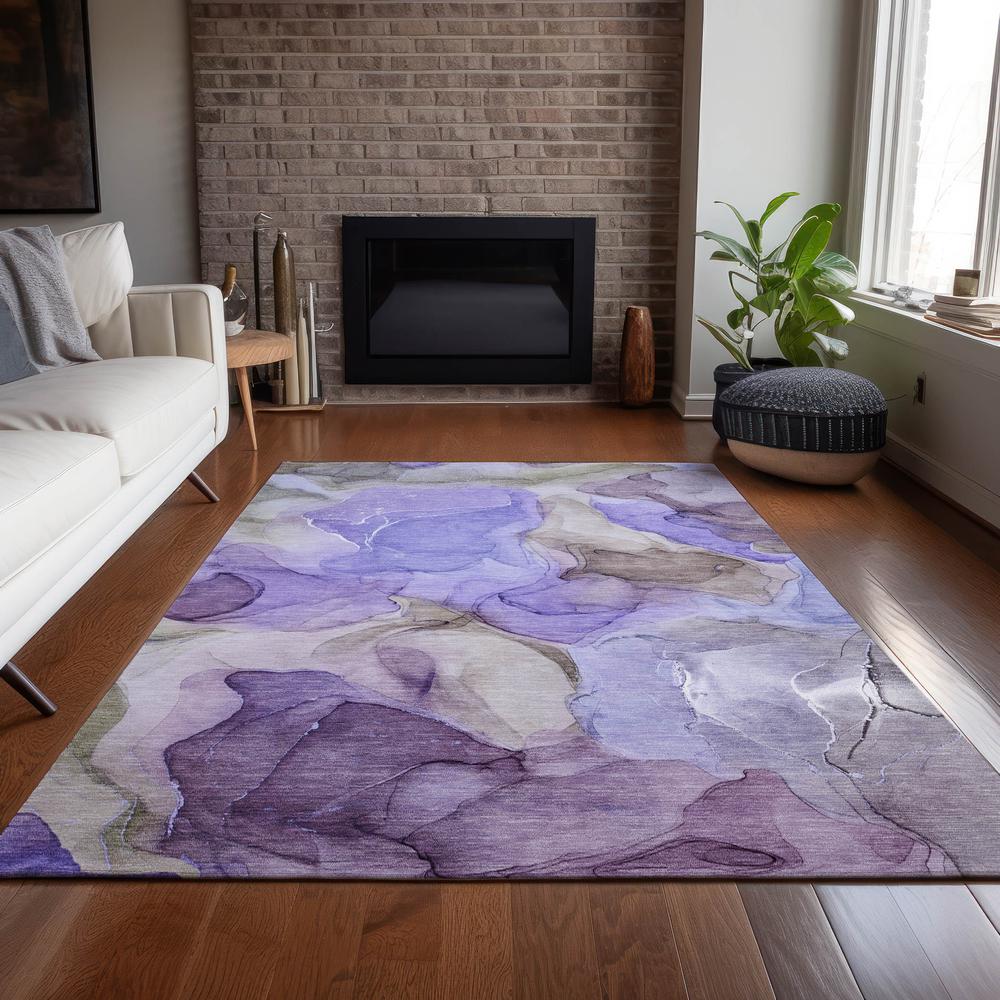Chantille ACN504 Purple 9' x 12' Rug