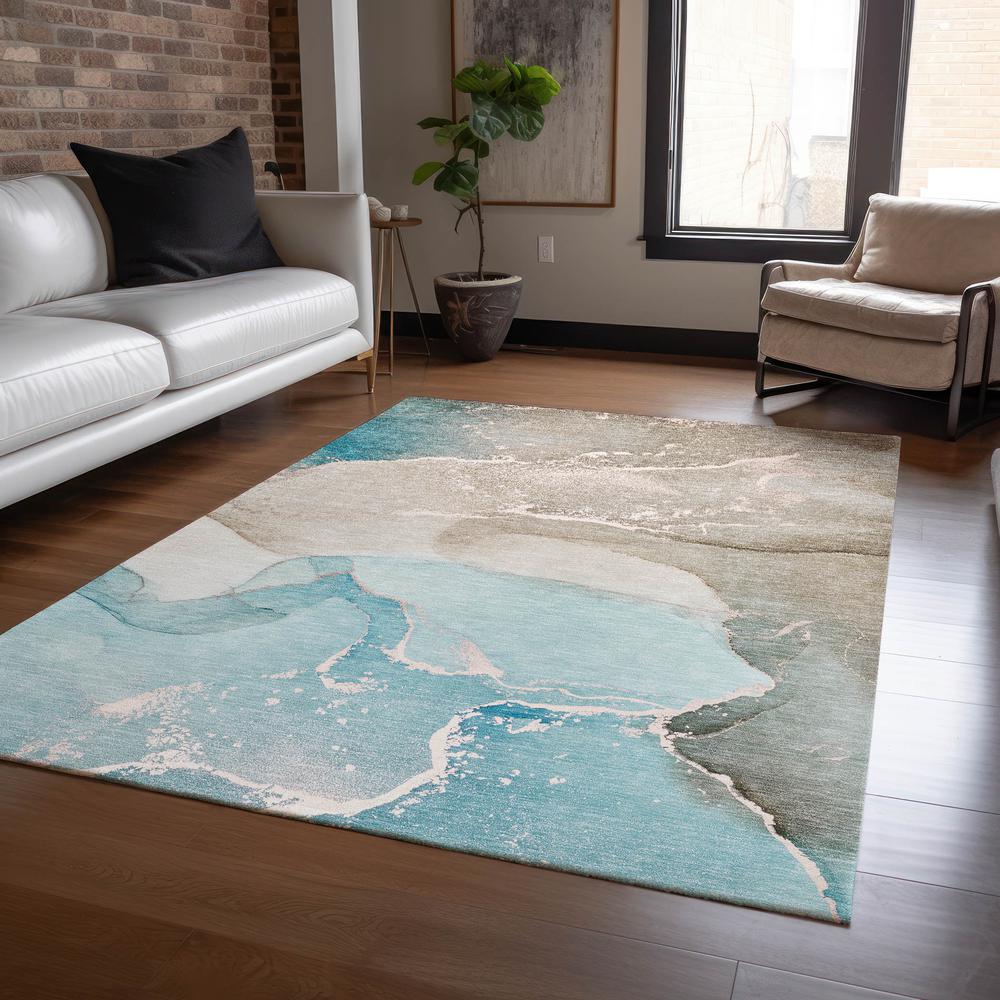 Chantille ACN517 Teal 9' x 12' Rug