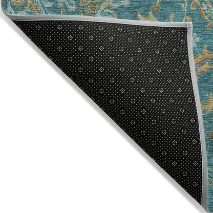 Chantille ACN533 Teal 5' x 7'6" Rug