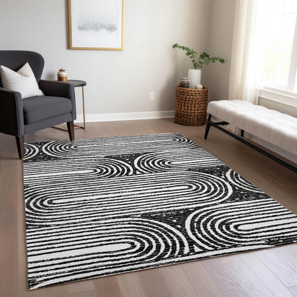 Chantille ACN540 Black 9' x 12' Rug