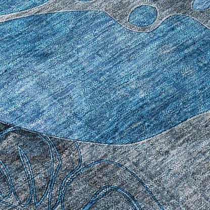 Chantille ACN558 Blue 5' x 7'6" Rug