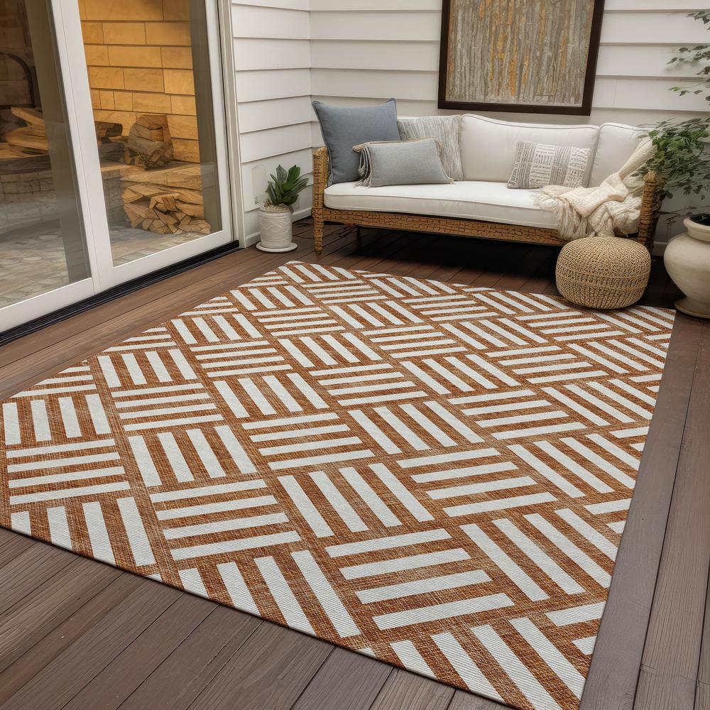 Chantille ACN620 Orange 5' x 7'6" Rug