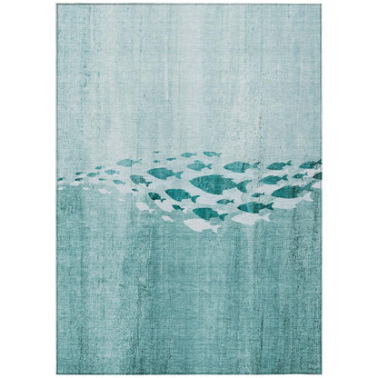 Chantille ACN627 Teal 9' x 12' Rug
