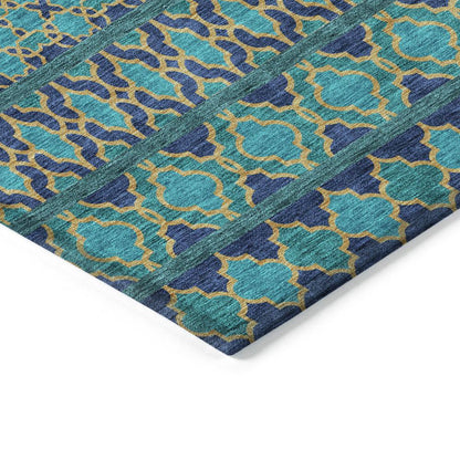 Chantille ACN726 Teal 5' x 7'6" Rug