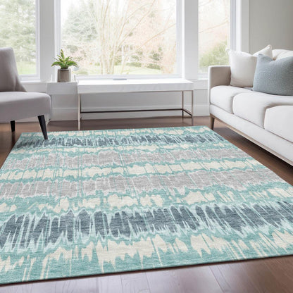 Chantille ACN755 Teal 9' x 12' Rug
