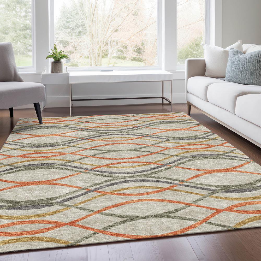 Chantille ACN757 Orange 9' x 12' Rug
