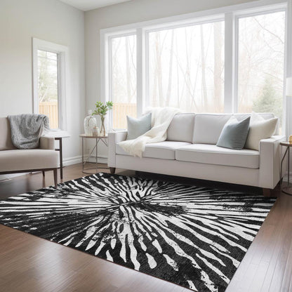 Chantille ACN818 Black 9' x 12' Rug