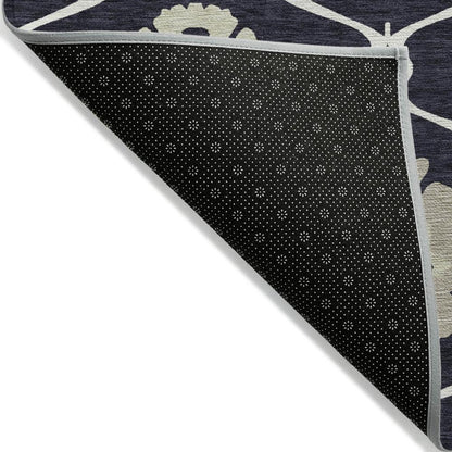 Chantille ACN858 Black 5' x 7'6" Rug
