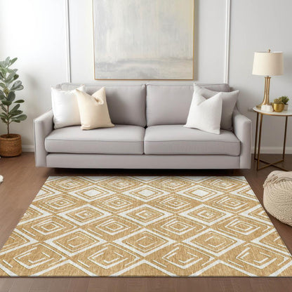 Chantille ACN862 Gold 9' x 12' Rug