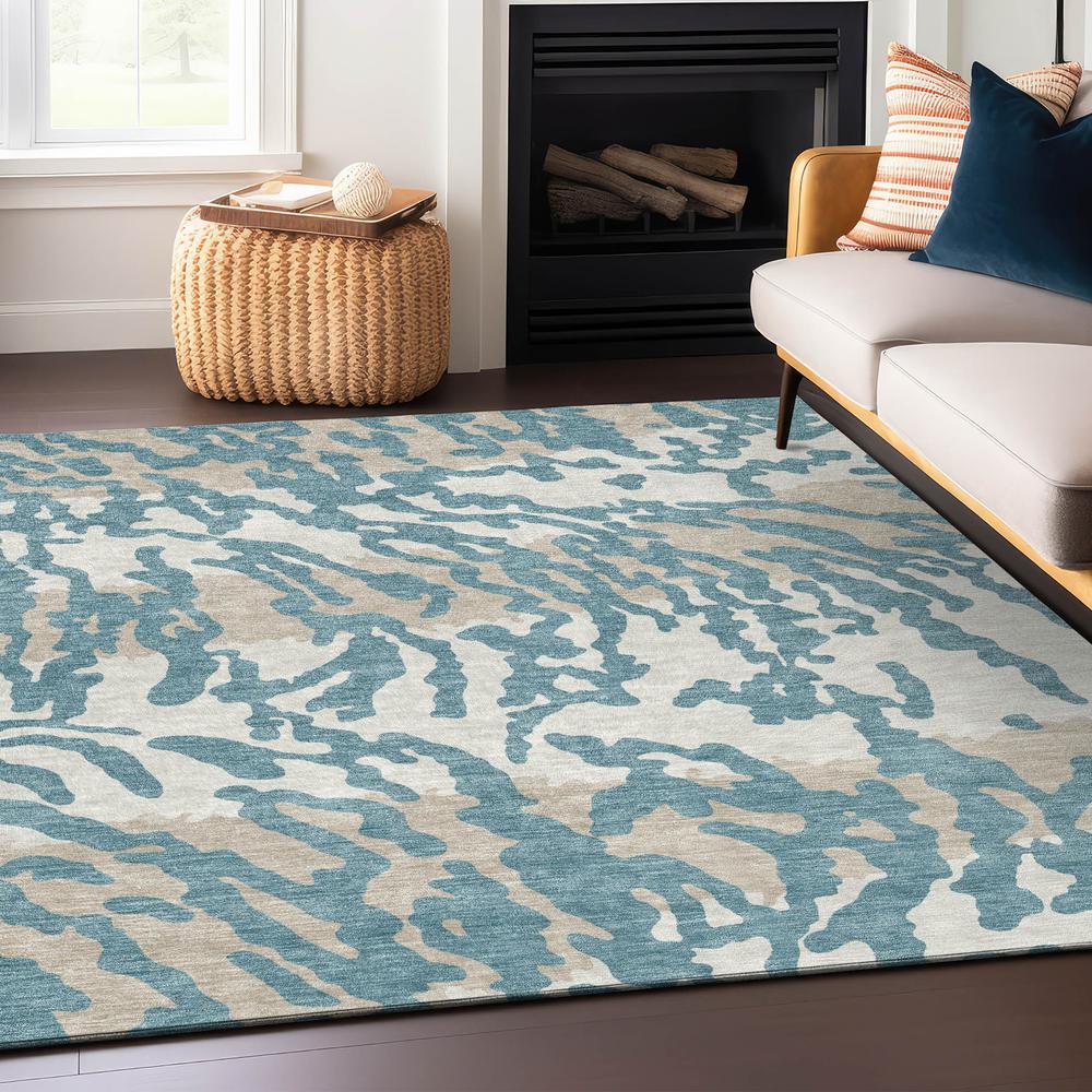 Chantille ACN873 Teal 9' x 12' Rug