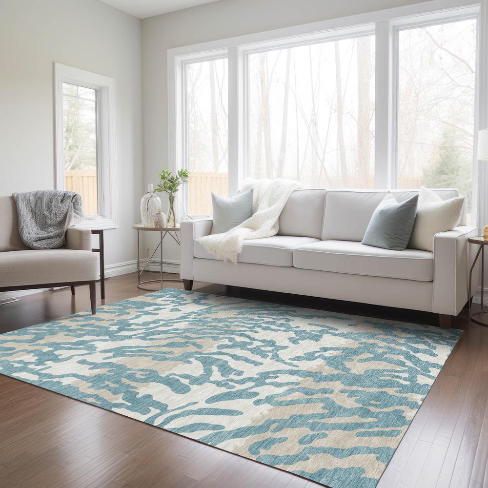 Chantille ACN873 Teal 9' x 12' Rug